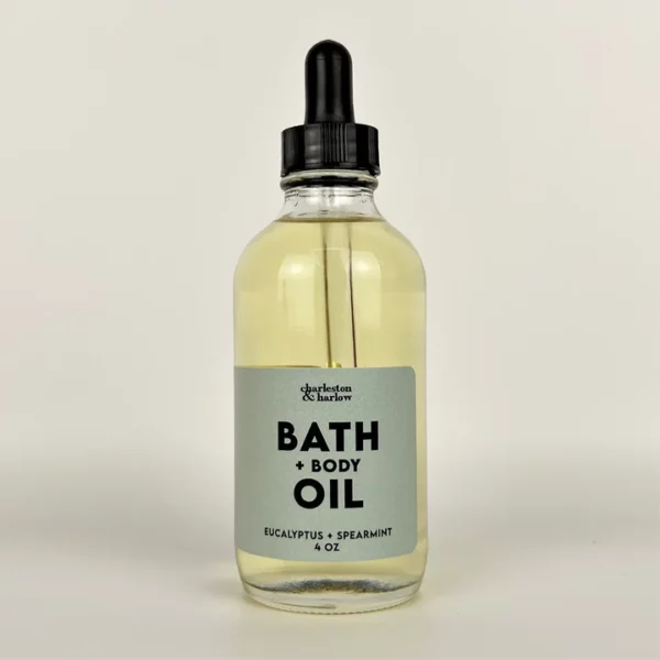 Charleston & Harlow Bath + Body Oil - Eucalyptus & Spearmint