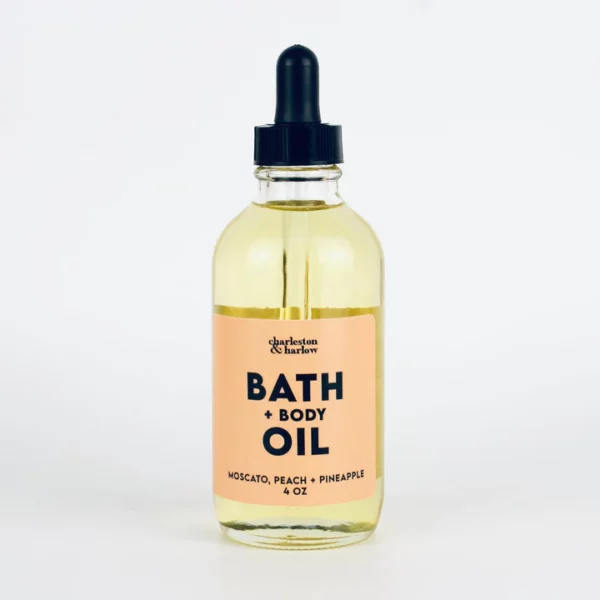 Charleston & Harlow Bath + Body Oil - Moscato, Peach & Pineapple