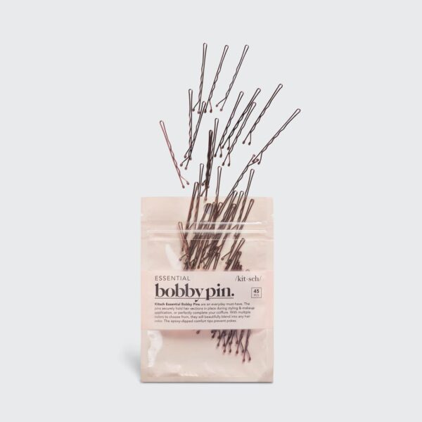 Kitsch Bobby Pins BROWN