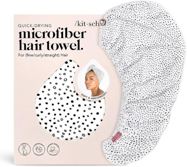 Kitsch Microfiber Quick-Dry Towel Turban